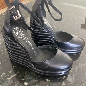 Jeffrey Campbell Ibiza wedge.